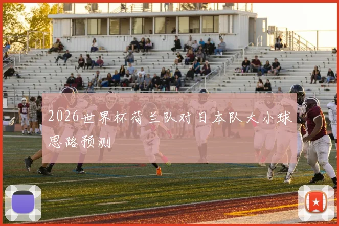 2026世界杯荷兰队对日本队大小球思路预测
